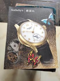 SOTHEBYS 香港苏富比 2014年精美钟表 腕表 拍卖图录 IMPORTANT WATCHES