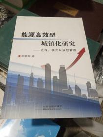 能源高效型城镇化研究：进程、模式与规划管理