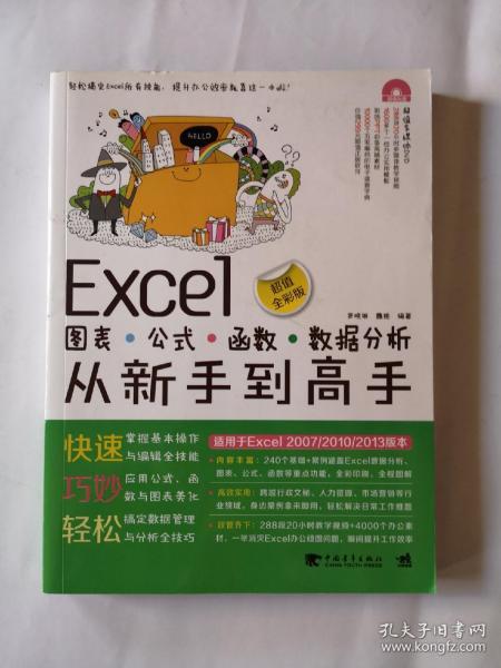 Excel图表·公式·函数·数据分析从新手到高手