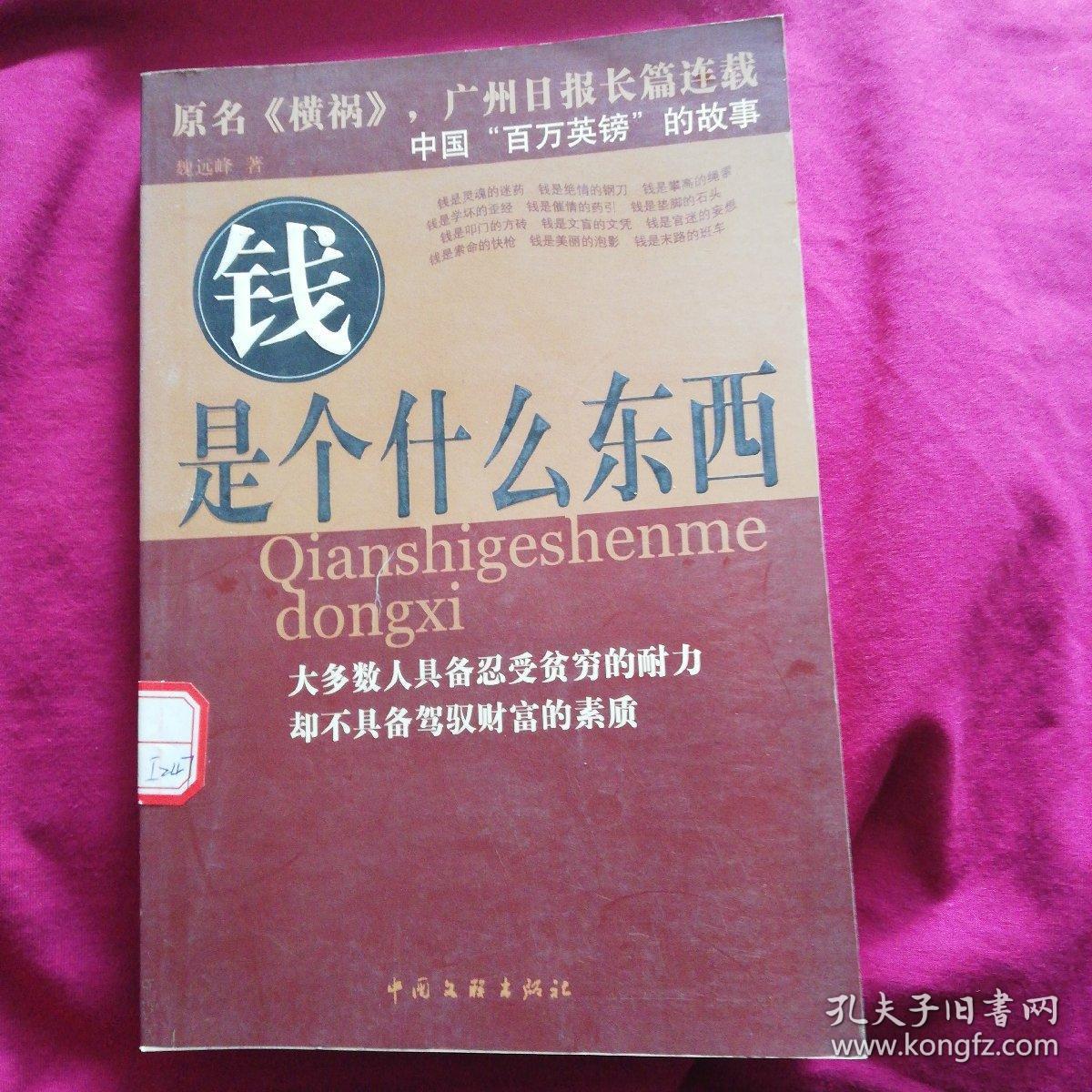 钱是个什么东西（正版）原名，巜横祸》