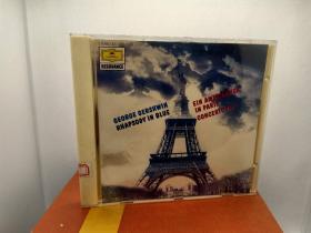 外版CD，格什文 《蓝色狂想曲》《一个美国人在巴黎》《波育与贝丝》伦敦爱乐乐团演奏。音乐圣经推荐版本。DG满银圈西德首版，编号：427 203-2。