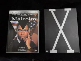 DVD光盘2张   马尔克姆 X     收藏版 盒装