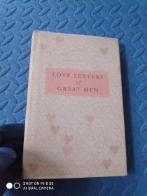 英文原版 Love Letters of Great Men