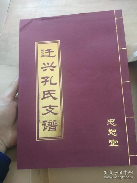 忠恕堂迁兴孔氏支谱(迁居到江苏省兴化市的孔氏家族的家谱)