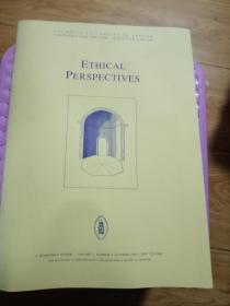 ETHICAL PERSPECTIVES   英文杂志1994,3本1995年3本1996年1本，1997年3本1998年3本  13本合售