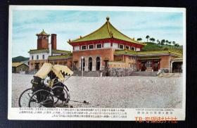 清代民国老明信片-河北承德市承德驿建筑民俗黄包车