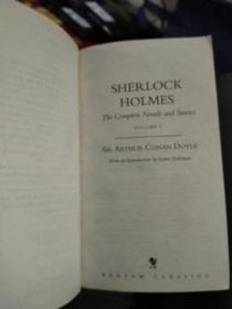 英文原版，Sherlock Holmes: The Complete Novels and Stories, Volume I，Volume II ，2册，夏洛克·福尔摩斯，福尔摩斯完整的小说和故事，卷1、卷2，32开