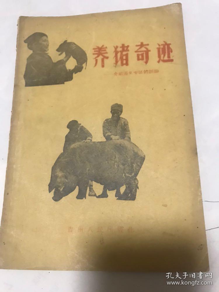 养猪奇迹一＞介绍遵义专区的经验。1958年，罕见