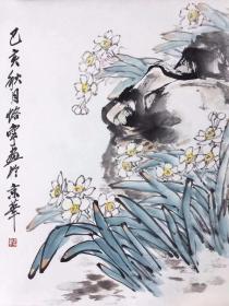 刘江涛写意国画《水仙图》