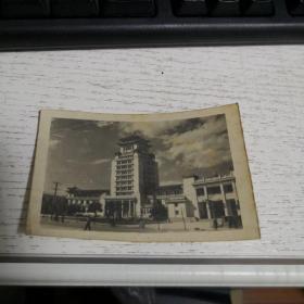 老照片：  建筑   如图   50年底左右   邮夹内