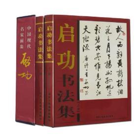 包邮启功书法集全集 铜版纸精装彩印16开两卷 启功书法技法析览  汉字法书作品 启功书法技法字帖 启功书法作品集启功书法绝句百首