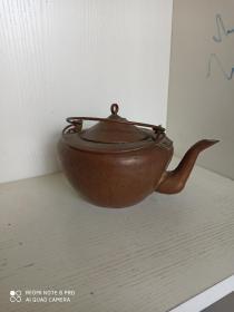 民国纯手工老铜茶壶
