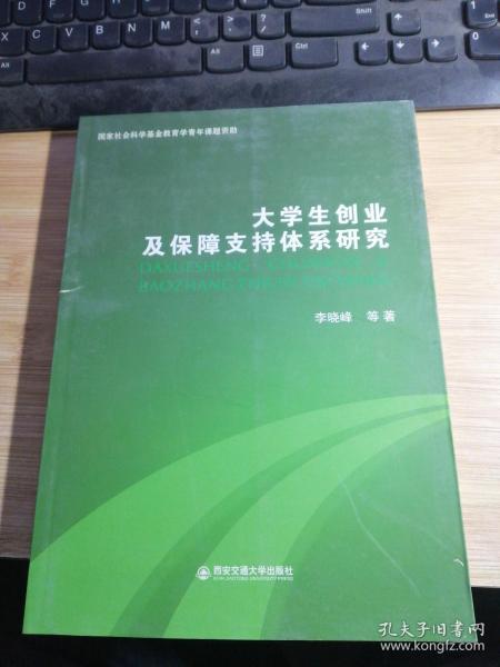 大学生创业及保障支持体系研究.