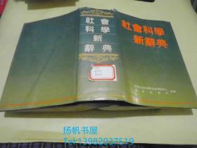 社会科学新辞典(馆藏书).