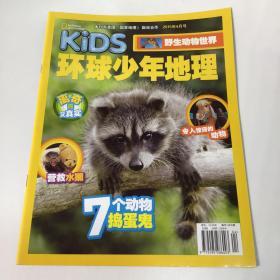KIDS环球少年地理，野生动物世界，美国国家地理，少儿百科书2015.4