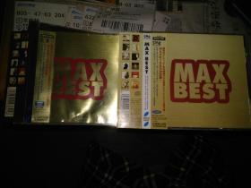 MAX Best Hits In The World 精选 普通版+镶金版 两张 日版 拆 带侧纸