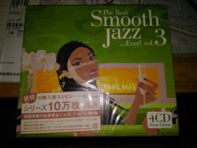 (星巴克专用)世纪经典爵士精选 4CD The Smooth Jazz Ever vol.3 全新未拆 欧版 输日销量10万枚纪念