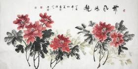 保真字画，假一赔三    河北美术家协会会员苏淑玲四尺花鸟作品（价格为一幅价格）