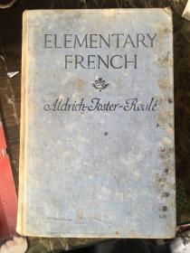 （李育中 旧藏）《ELEMENTARY FRENCH》(作者签名本)