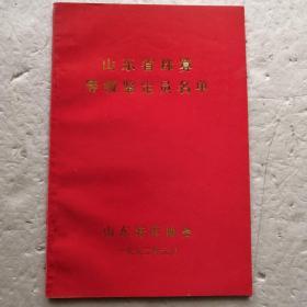 山东省珠算等级鉴定员名单