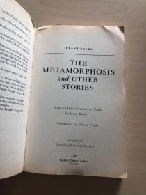 英文原版 Kafka The Metamorphosis And Other StorIes 卡夫卡变形记
