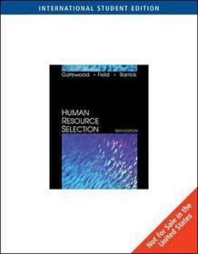 Human Resource Selection