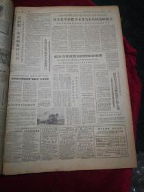 文汇报1965.11.24（1-4版）生日报，旧报纸，老报纸…《卡瓦瓦副总统结束访华，离京回国》《介绍王杰同志事迹的新闻纪录片，<一心为革命>即将公映》