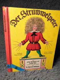 DER STRUWWELPETER   《蓬头彼德的故事》 含一封签名书信  彩色插图    德语版   24.5X18.5CM