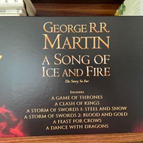 A Song of Ice and Fire Box Set冰与火之歌套装，共6册 英文原版