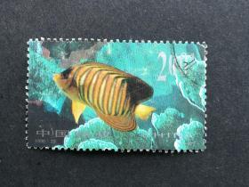 编年邮票1998-29海底世界观赏鱼8-8信销近上品
