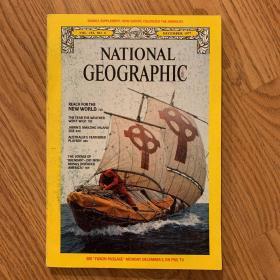 （从美国发货，到国内三周左右） national geographic美国国家地理1977年12月 (含地图)海底宝藏，日本，澳大利亚，美洲大陆的发现
