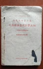 马克思列宁主义文艺理论基础教学大纲