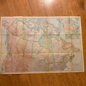 现货 national geographic美国国家地理地图1936年6月b 加拿大