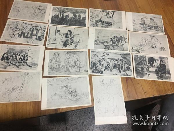 50--60年代,老,明信片 15张合售