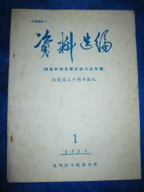 猴放射病及猴实验方法专辑（向国庆三十周年献礼）资料选编