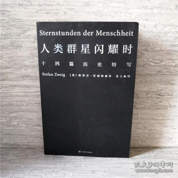 人类群星闪耀时（十四篇历史特写 茨威格历史人物专辑小说 易中天 冯唐推荐译本 译者姜乙）