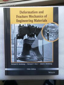 现货  Deformation and Fracture Mechanics of Engineering Materials Hertzberg 英文原版 工程材料的变形与断裂力学 疲劳力学 弹塑性断裂、损伤力学测试技术 基本原理、方法及其应用