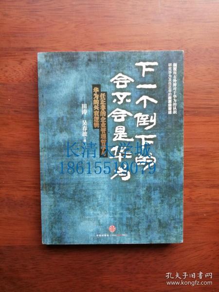 下一个倒下的会不会是华为：任正非的企业管理哲学与华为的兴衰逻辑