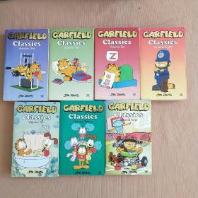 Garfield Classics 加菲猫 英文原版漫画 共7本合售