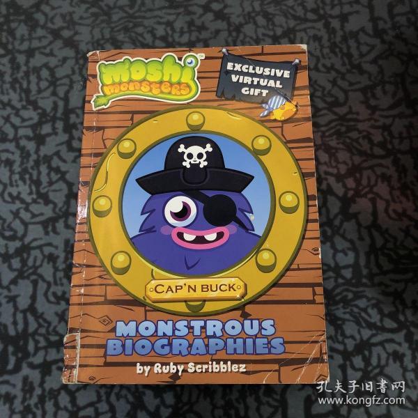 Moshi Monsters Monstrous Biographies Capn Buck ISBN:9781409390602