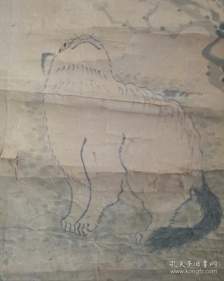 清代懊道人款花鸟