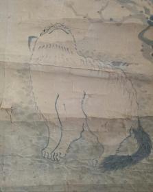 清代懊道人款花鸟