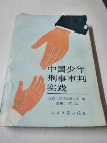 中国少年刑事审判实践