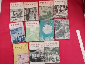 中国养蜂1959年第1-12期（缺第9期，共11本合售）