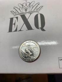 （从美国发货）美国二十五美分硬币华盛顿quarter 美属关岛2019年丹佛铸造局铸造 未流通币 2019-D 太平洋战争