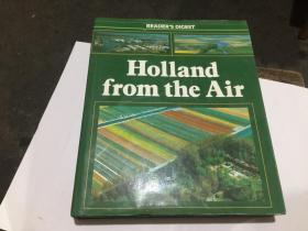 HOLLAND FROM THE AIR（荷兰的空气）八开彩色荷兰风光画册巨厚   英文版