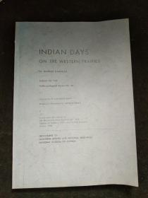 INDIAN DAYS ON THE WESTERN PRAIRIES BY MARIUS BARBEAU Bulletin No.163 Anthropological Series No.46