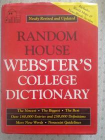 Random House Webster's College Dictionary  Neewly Revised and Updated 英语原版带拇指索引