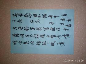 中国书协会员杨东硬紙书法1平尺，保真63