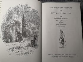1991年 DAVID COPPERFIELD   含40副插图   DICKENS  牛津出版社 877页厚本  带书衣  THE OXFORD ILLUSTRATED DICKENS  19.5X12.5CM
